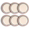 Image de Lot De 6 Assiettes Creuses En Faïence Blanche 21cm Amatxi - Novastyl