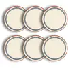Image de Lot De 6 Assiettes À Dessert En Faïence Blanche 20cm Amatxi - Novastyl