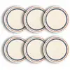 Image de Lot De 6 Assiettes À Pizza En Faïence Blanche 32cm Amatxi - Novastyl