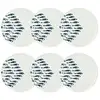Image de Lot De 6 Assiettes Plates Motif Marin En Porcelaine 26,5cm Pescare - Novastyl