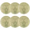 Image de Lot De 6 Assiettes Plates Vertes En Grès 26cm Jade - Novastyl