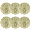 Image de Lot De 6 Assiettes Creuses Vertes En Grès 20,5cm Jade - Novastyl