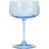 Image de Lot De 4 Coupes En Verre 36,5cl Bleues Riviera - Novastyl