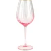 Image de Lot De 4 Verres À Pied En Verre 57,5cl Rose Gatsby - Novastyl