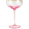 Image de Lot De 4 Coupes En Verre 31cl Rose Gatsby - Novastyl