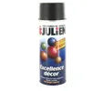 Image de Peinture aérosol - Julien - Noir satiné - 400ml - Glycérophtalique - Intérieur/Extérieur