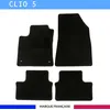 Image de Tapis de sol voiture - Sur mesure pour Renault CLIO 5 et CLIO 5 E-TECH dès 06/2020 - Antidérapant - Clips et Scratch - 4 pièces
