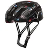 Image de Casque enfant Cairn Prism II - noir - 48/52 cm - Reflectiv System - Aero Flow Channel - motifs all-over
