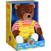 Image de Gipsy Toys - Petit Ours Brun   Peluche Musicale Qui Parle Conteur dHistoires - 28 cm   Marron Jaune Rouge