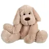 Image de Peluche - Peluche Chien Flatoutou beige - 50 cm