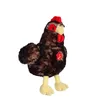 Image de Peluche Poule - GIPSY TOYS - Sonore - 22 cm - Noir