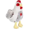 Image de Peluche Poule - GIPSY TOYS - Sonore - 22 cm - Blanc / Marron
