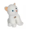 Image de Peluche - Peluche Chat Mimi cats sonore blanc - 18 cm