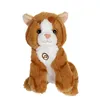 Image de Peluche - Peluche Chat Mimi cats sonore roux - 18 cm