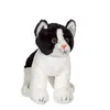 Image de Peluche - Peluche Chat Floppikitty - noir et blanc 22 cm