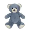 Image de Peluche - Peluche Ours Trendy bleu jeans lours à câliner 24 cm