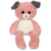 Image de Peluche Chien Leggies - GIPSY TOYS - Rose et Gris 48 cm