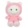Image de Peluche Chat Hoody Pets - - Rose, 24 Cm