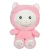 Image de Peluche Chat Hoody Pets - GIPSY TOYS - Rose 24 cm