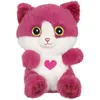 Image de Peluche Cutydoo Love Chat - GIPSY TOYS - 13 cm - Rose framboise
