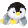 Image de Peluche Floppy Choopy Pingouin - GIPSY TOYS - 22 cm - Noir / Blanc / Gris