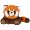 Image de Peluche Floppy Choopy Panda roux - GIPSY TOYS - 22 cm - Orange / Marron / Blanc