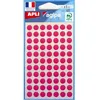 Image de Étiquettes Gommettes - AGIPA - 462 Pastilles Rondes 15mm - Couleur Rose - Adhésif Permanent - Mixte