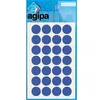 Image de Disques adhésifs 15 mm bleu - sac de 168 - AGIPA - Étui de 168 pastilles adhésives