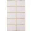 Image de Étiquettes adhésives - AGIPA - 32x20mm - Blister de 70 - Couleur blanche - Format pratique