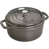 Image de Staub 40509-312-0 Casserole À Sauce 5,25 L Rond Graphite, Gris