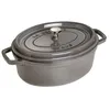 Image de Cocotte - STAUB - Ovale - Ø 27 cm - Gris graphite - 3.20 litres