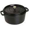 Image de Cocotte en fonte ronde noire 28cm, Staub - Staub