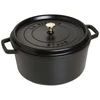 Image de Cocotte en fonte ronde noire 30cm, Staub - Staub