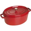 Image de STAUB 405098720 - Cocotte ovale - Ø 33 cm - Cerise