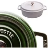Image de Cocotte ovale 33cm basilic Staub