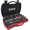 Image de Coffret douilles et accessoires 14' 12' - sam outillage - 75-shr60 75-SHR60