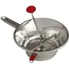 Image de Moulin à légumes en métal - GUILLOUARD - D: 24 cm - Inox - 3 grilles incluses - Compatible lave-vaisselle