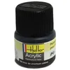 Image de Peinture acrylique à leau pour maquettes - HELLER - 85 - Noir de charbon satiné