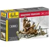 Image de Figurine - HELLER - INFANTERIE FRANÇAISE - 50 figurines 1/72ème