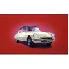 Image de Voiture miniature - HELLER - Citroën DS 19 blanche - 26 pièces - Intérieur
