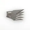 Image de Lames de scalpel - HELLER - 9909 - Pointe fine - Acier - Pack de 5 pièces