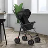 Image de MIPAN.Poussette Canne - Poussette compacte 0-4 Ans - Dossier inclinable - Harnais 5 points - Avec Auvent et Moustiquaire - Noir