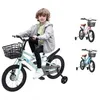 Image de MIPAN.Vélo pour Fille/Garçon-Vélo enfant16 -Velo enfant 3 ans-Avce Panier+Roues auxiliaires-Hauteur réglable - Max:50KG -Vert