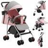 Image de Poussette compacte à 4 roues-Assise et inclinable -Rose-Capacité de charge 50 kg-XJING