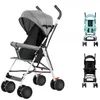 Image de Poussette combinée - XUANYU - Poussette canne - Avec habillage pluie + Moustiquaire +Tapis En Coton - Gris