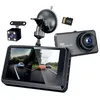 Image de Dashcam avant/arrière HD + carte microSD 32Go incluse
