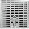 Image de Grille de regard en polypropylène renforcé - 30x30 cm - Gris - Résistant aux chocs - Résistant à leau et au gel