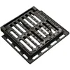 Image de Grille de regard en fonte - Carrée 300x300 mm - Classe C250 - Fonte ductile - Conforme norme UNE EN-124 - Sécurité PMR