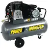 Image de Mecafer compresseur 100 l 3hp bicylindre courroie 10 bars semi pro powermonster