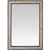 Image de Miroir rectangle en bois et métal 73x103cm emde premium
